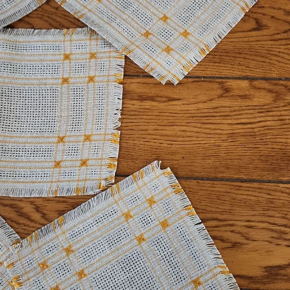 Lithuanian woven linen tablerunner and placemats new without tags